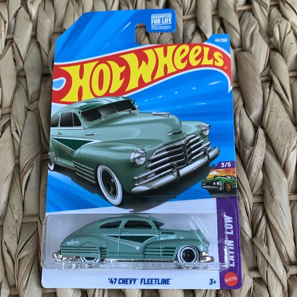 47 Chevy Fleetline Green 1947 Chevrolet Car Hot Wheels Mattel Hotwheels 2026 New
